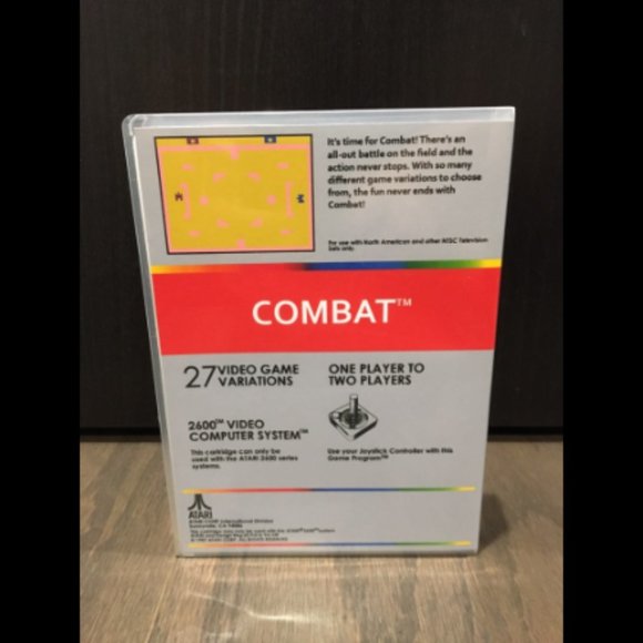 Atari 2600 Combat Game with Manual and Case - Picture 9 of 10